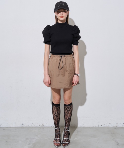 【関税込み】16Arlington ブラック＆グリーン Moss ミニスカート 16arlington ウィメンズ ミニスカート | SSENSE 日本