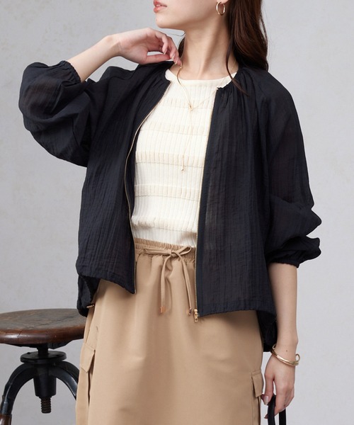 Chez toi（シェトワ）の「裾ドロストシアーブルゾン（ブルゾン