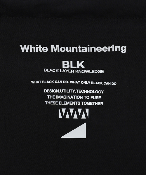 WHITE MOUNTAINEERING(ホワイトマウンテニアリング)の「【White Mountaineering】POLYESTER TAFFETA TAPERED EASY BK2471408(スラックス・メンズ・ブラック・1/2)」の2枚目の写真