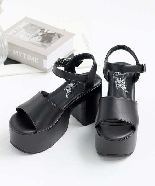 LOVEHUNTER(ラブハンター)の「厚底 アンクルストラップ サンダル (1686) /Love Hunter(サンダル・レディース・ブラック/ブラック系その他/ホワイト/シルバー/ブラック系その他2・S/M/L/LL)」の12枚目の写真