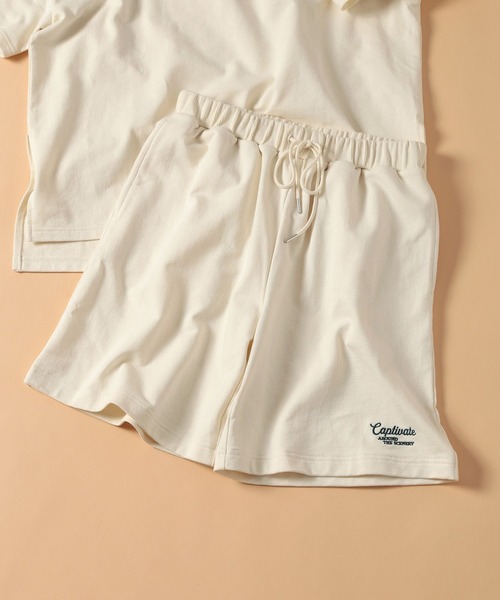 LAKOLE（ラコレ）の「ミニウラケハーフパンツ＜RELAXING WEAR＞ / 114333（その他ルームウェア・レディース・アイボリー/ライトグレー/ネイビー・FREE）」の3枚目の写真