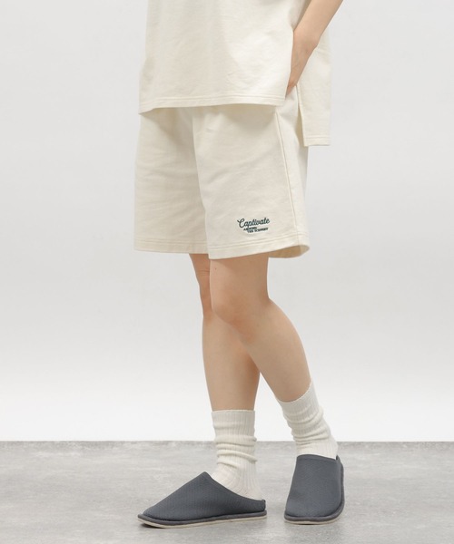 LAKOLE（ラコレ）の「ミニウラケハーフパンツ＜RELAXING WEAR＞ / 114333（その他ルームウェア・レディース・アイボリー/ライトグレー/ネイビー・FREE）」の20枚目の写真