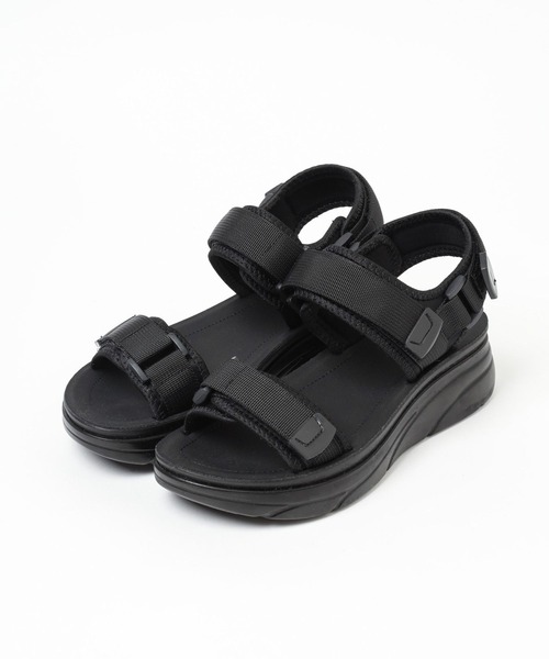 niko and...（ニコアンド）の「オリジナルテープベルトスポーツサンダル（サンダル・レディース・その他1/その他2/ブラック/アイボリー・MEDIUM/LARGE/SMALL）」の9枚目の写真