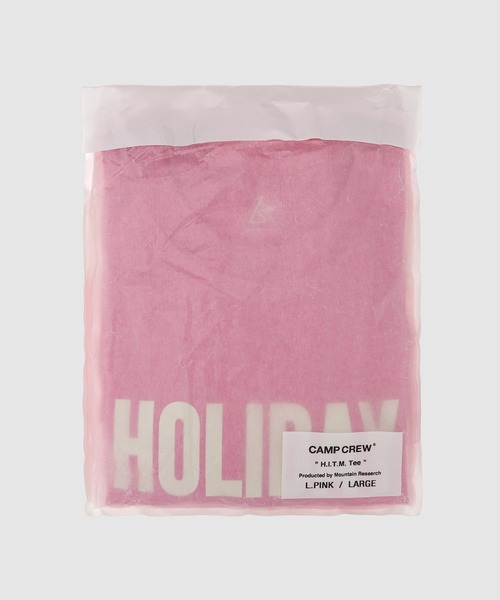 MOUNTAIN RESEARCH(マウンテンリサーチ)の「H.I.T.M. Tee(Tシャツ/カットソー・メンズ・ゴールド/ミント/ピンク・L/XXL/XL)」の1枚目の写真