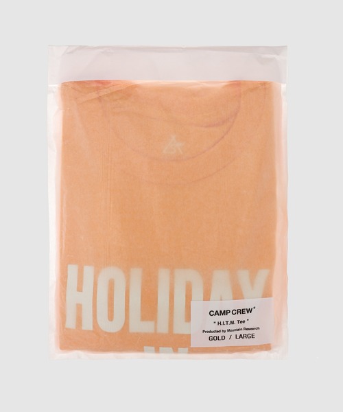 MOUNTAIN RESEARCH(マウンテンリサーチ)の「H.I.T.M. Tee(Tシャツ/カットソー・メンズ・ゴールド/ミント/ピンク・L/XXL/XL)」の3枚目の写真