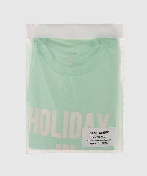 MOUNTAIN RESEARCH(マウンテンリサーチ)の「H.I.T.M. Tee(Tシャツ/カットソー・メンズ・ゴールド/ミント/ピンク・L/XXL/XL)」の2枚目の写真