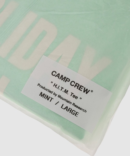 MOUNTAIN RESEARCH(マウンテンリサーチ)の「H.I.T.M. Tee(Tシャツ/カットソー・メンズ・ゴールド/ミント/ピンク・L/XXL/XL)」の4枚目の写真