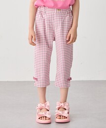 【オシャレ⭐人気⭐Bibiy.】ピンク　ギンガムチェックパンツ オシャレ⭐人気⭐Bibiy.】ピンク ギンガムチェックパンツ