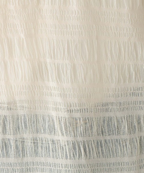 LEPSIM（レプシィム）の「シャーリング5分袖プルオーバー　114634（Tシャツ/カットソー・レディース・ブラック/アイボリー・FREE）」の21枚目の写真