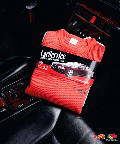 トップス CarService THERMAL LS パルプ PULP 【CarService × FRUIT OF THE LOOM】2P THERMAL LS