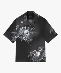 LADMUSICIAN 24SS PANSY OPEN COLLAR SHIRT