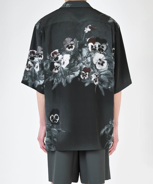 LAD MUSICIAN パンジーオープンカラーシャツ 24SS LAD MUSICIAN - Pansy Open Collar Shirt | fakejam