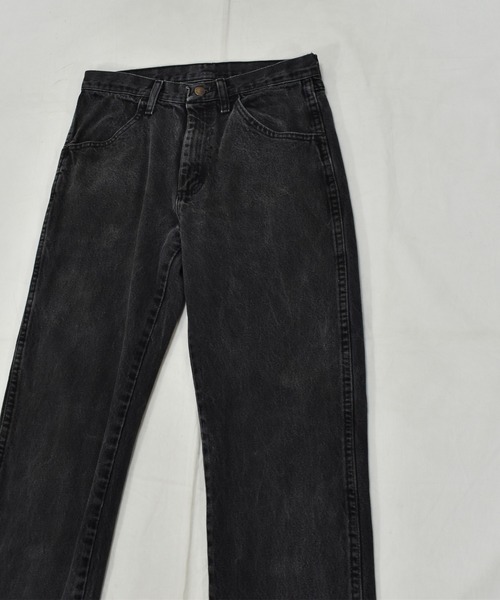 6T5540 RUSTLER ブラックデニム　ジーンズ　アメカジ　古着 90s Rustler Wrangler ラスラー ラングラー デニムパンツ Black
