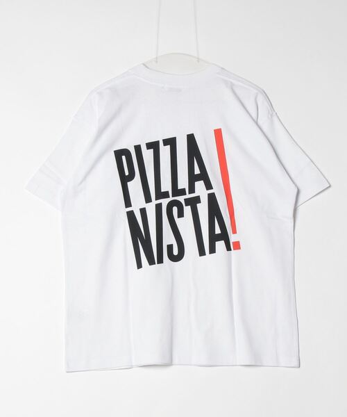 PIZZANISTA！（ピッザニスタ）の「【ムラサキスポーツ限定】PIZZANISTA/ピッザニスタ 半袖Tee オーバーサイズ ユニセックス PNTM242-02（Tシャツ/カットソー・メンズ・ホワイト/ブラック・M/XL/L）」の17枚目の写真