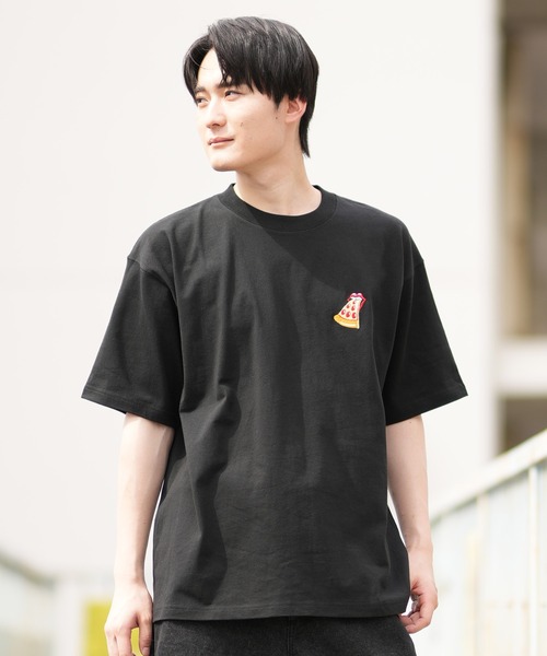 PIZZANISTA！（ピッザニスタ）の「【ムラサキスポーツ限定】PIZZANISTA/ピッザニスタ 半袖Tee オーバーサイズ ユニセックス PNTM242-02（Tシャツ/カットソー・メンズ・ホワイト/ブラック・M/XL/L）」の10枚目の写真