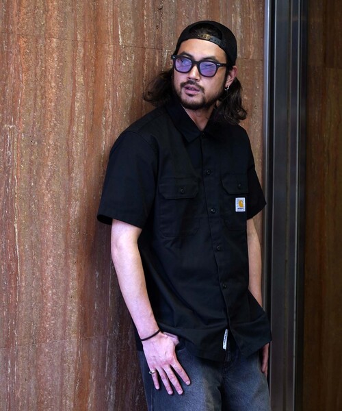 Carhartt WIP(カーハートダブリューアイピー)の「【CARHARTT WIP / カーハート ダブリューアイピー】SS MASTER SHIRT(シャツ/ブラウス・メンズ・ブラック/カーキ・MEDIUM/LARGE)」の11枚目の写真
