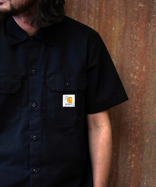 Carhartt WIP(カーハートダブリューアイピー)の「【CARHARTT WIP / カーハート ダブリューアイピー】SS MASTER SHIRT(シャツ/ブラウス・メンズ・ブラック/カーキ・MEDIUM/LARGE)」の14枚目の写真