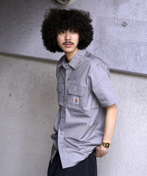 Carhartt WIP(カーハートダブリューアイピー)の「【CARHARTT WIP / カーハート ダブリューアイピー】SS MASTER SHIRT(シャツ/ブラウス・メンズ・ブラック/カーキ・MEDIUM/LARGE)」の17枚目の写真