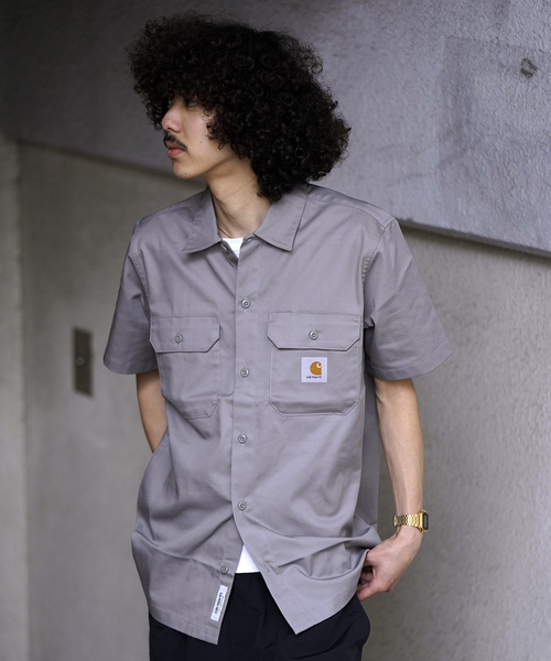 Carhartt WIP(カーハートダブリューアイピー)の「【CARHARTT WIP / カーハート ダブリューアイピー】SS MASTER SHIRT(シャツ/ブラウス・メンズ・ブラック/カーキ・MEDIUM/LARGE)」の18枚目の写真