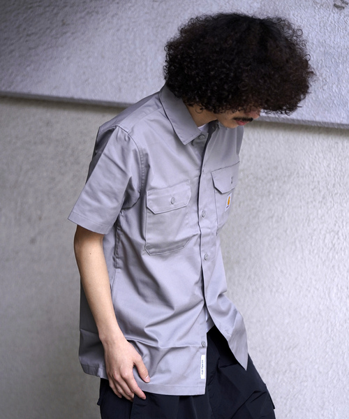 Carhartt WIP(カーハートダブリューアイピー)の「【CARHARTT WIP / カーハート ダブリューアイピー】SS MASTER SHIRT(シャツ/ブラウス・メンズ・ブラック/カーキ・MEDIUM/LARGE)」の19枚目の写真