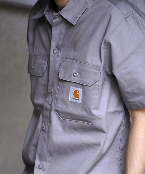 Carhartt WIP(カーハートダブリューアイピー)の「【CARHARTT WIP / カーハート ダブリューアイピー】SS MASTER SHIRT(シャツ/ブラウス・メンズ・ブラック/カーキ・MEDIUM/LARGE)」の21枚目の写真