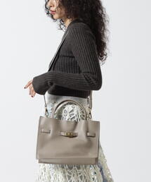 VIOLAd’ORO (ヴィオラドーロ) TRERO/V-1496/イタリアンWフェイスレザートートバッグ/Mサイズ