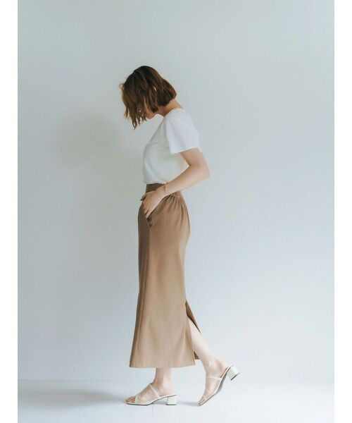 YECCA VECCA（イェッカヴェッカ）の「ロゴTee（Tシャツ/カットソー・レディース・オフホワイト/シルバー/ネイビー・FREE）」の12枚目の写真