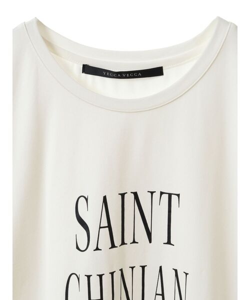 YECCA VECCA（イェッカヴェッカ）の「ロゴTee（Tシャツ/カットソー・レディース・オフホワイト/シルバー/ネイビー・FREE）」の18枚目の写真