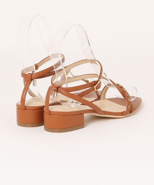 Bijou narrow flat sandals（サンダル）｜mirem（ミレム）