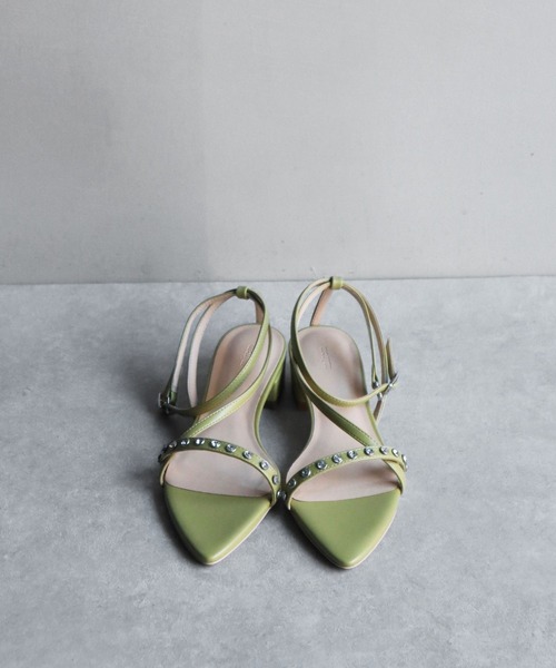 Bijou narrow flat sandals(サンダル)|mirem(ミレム)