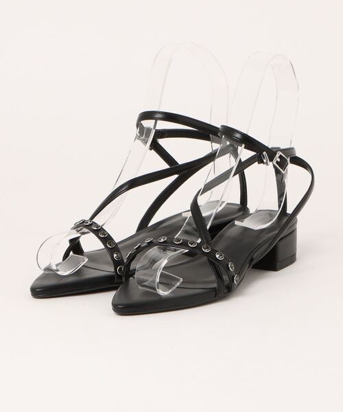 Bijou narrow flat sandals（サンダル）｜mirem（ミレム）