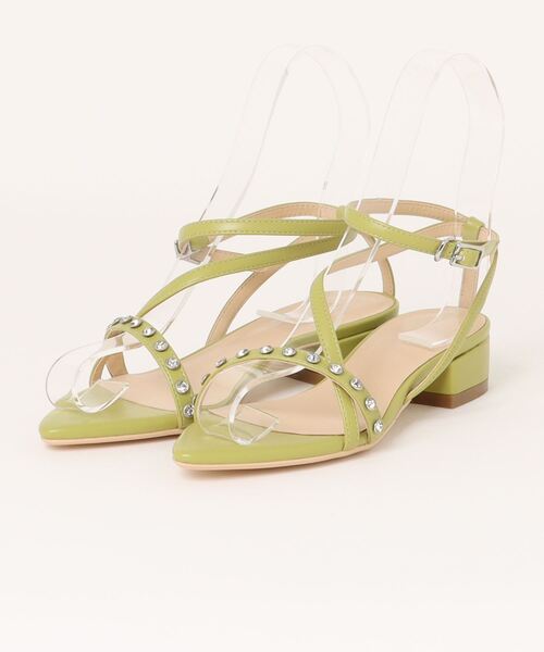 Bijou narrow flat sandals（サンダル）｜mirem（ミレム）