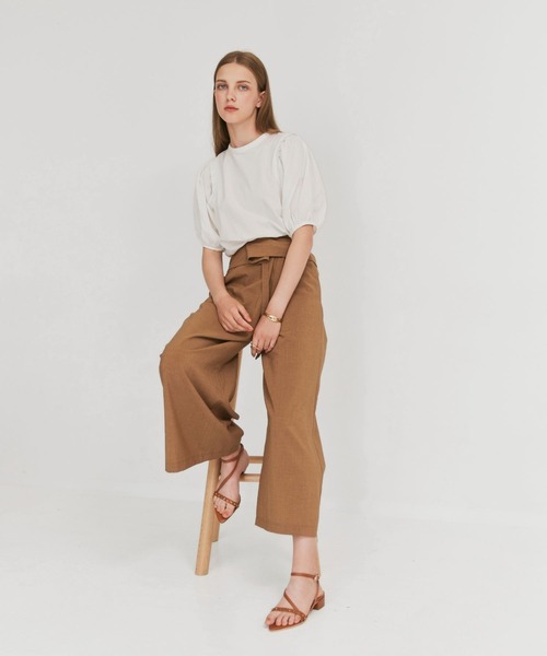 Bijou narrow flat sandals（サンダル）｜mirem（ミレム）