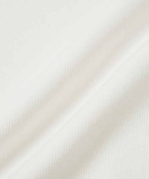 ADAM ET ROPE'（アダムエロペ）の「【環境配慮・洗える】クールタッチショートニットTシャツ（Tシャツ/カットソー・レディース・ホワイト/ブラック/ピンク系その他2・FREE）」の20枚目の写真