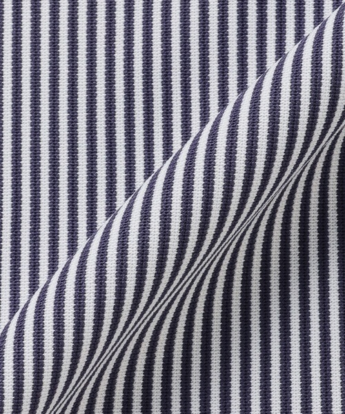 TOKYO SHIRTS（トウキョウシャツ）の「形態安定ノーアイロン スキッパー 半袖ニットビジネスワイシャツ（ビジネスシャツ・レディース・パープル・LL/M/L）」の7枚目の写真