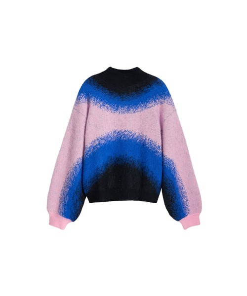 Desigual(デシグアル)の「【Desigual×Maitrepierre】ファジーニットセーター(ニット/セーター・レディース・パープル・L)」の1枚目の写真