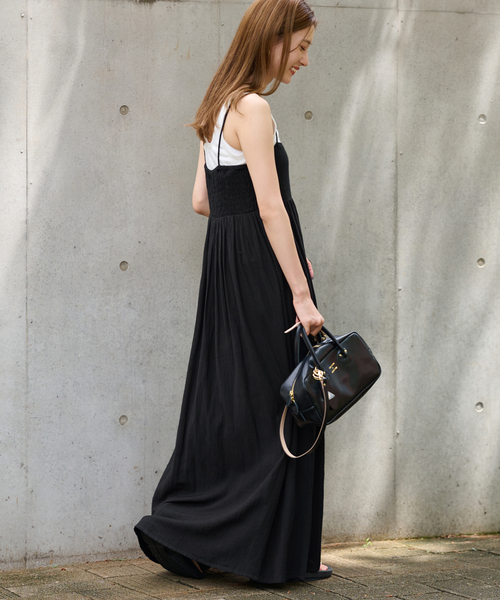 FRAMeWORK（フレームワーク）の「≪追加≫ベアトップキャミソールワンピース2（ワンピース・レディース・ブラック・36/38）」の9枚目の写真