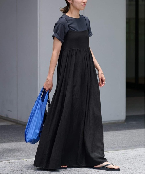 FRAMeWORK（フレームワーク）の「≪追加≫ベアトップキャミソールワンピース2（ワンピース・レディース・ブラック・36/38）」の19枚目の写真