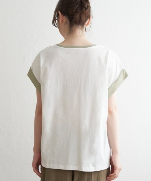 LBC(エルビーシー)の「ラメ袖フレンチスリーブTシャツ(Tシャツ/カットソー・レディース・ホワイト/ブラック/グレー/ブルー・M)」の17枚目の写真