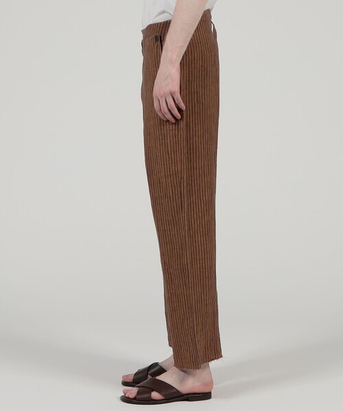 Omar Afridi(オマールアフリディ)の「Omar Afridi リネン パンツ(その他パンツ・メンズ・ブラウン系その他・M)」の7枚目の写真