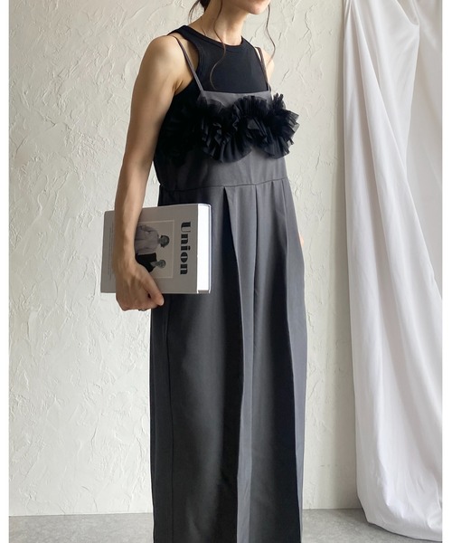 She's Closet（シーズクローゼット）の「チュールフリルビスチェ