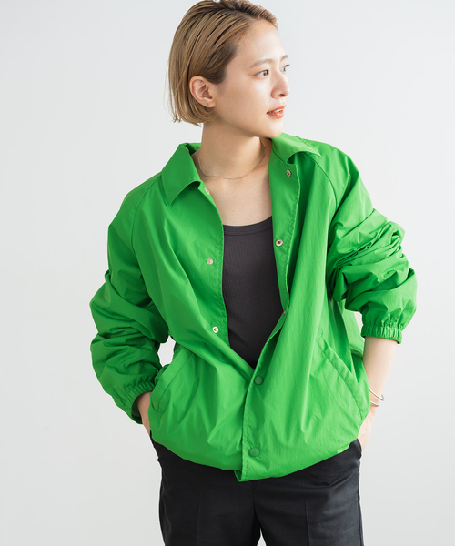 Spick & Span（スピックアンドスパン）の「ロゴ刺繍コーチジャケット