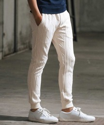 mp12523-3D cable quilt JQ pants パンツ