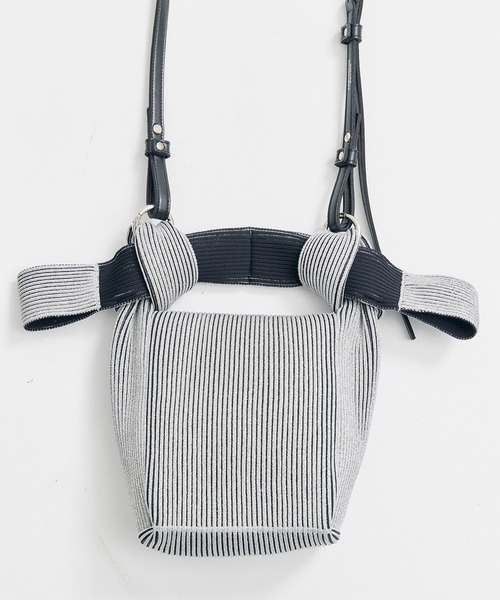 LASTFRAME（ラストフレーム）の「【LASTFRAME/ラストフレーム】KYOTO METALLIC OBI BAG/ニットバッグ（ショルダーバッグ・レディース・シルバー・FREE）」の12枚目の写真