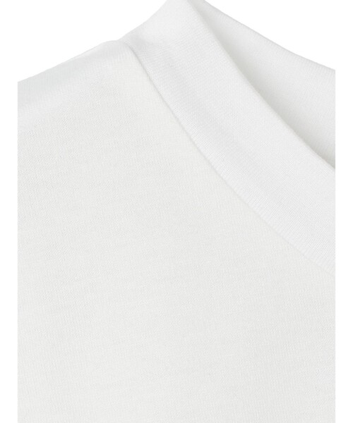 mizuiroind（ミズイロインド）の「mizuiro ind メッシュミックスワイドプルオーバー（Tシャツ/カットソー・レディース・ブラック/オフホワイト/チャコールグレー/ネイビー・FREE）」の6枚目の写真