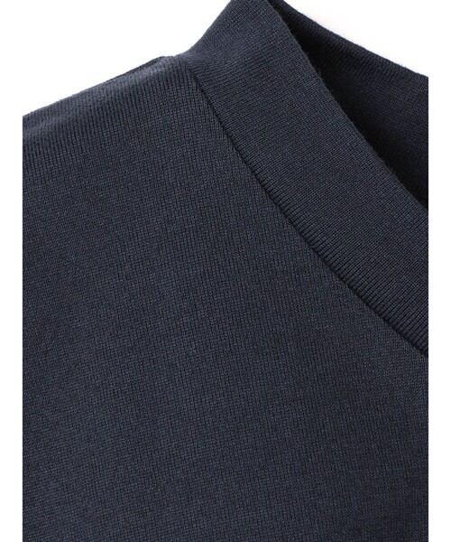 mizuiroind（ミズイロインド）の「mizuiro ind メッシュミックスワイドプルオーバー（Tシャツ/カットソー・レディース・ブラック/オフホワイト/チャコールグレー/ネイビー・FREE）」の7枚目の写真