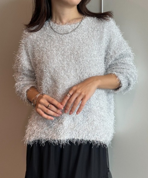 星　シャギーニット　00s 星 シャギーニット 00s