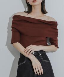 SENSE OF PLACE by URBAN RESEARCH | シャーリングオフショルダーシアートップ(Tシャツ/カットソー)