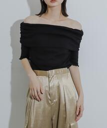 SENSE OF PLACE by URBAN RESEARCH | シャーリングオフショルダーシアートップ(Tシャツ/カットソー)