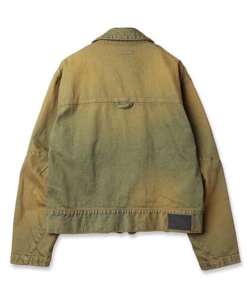 JIEDA(ジエダ)の「DENIM ZIP JACKET(デニムジャケット・メンズ・ブラック/ライトピンク/インディゴブルー・1/2)」の5枚目の写真